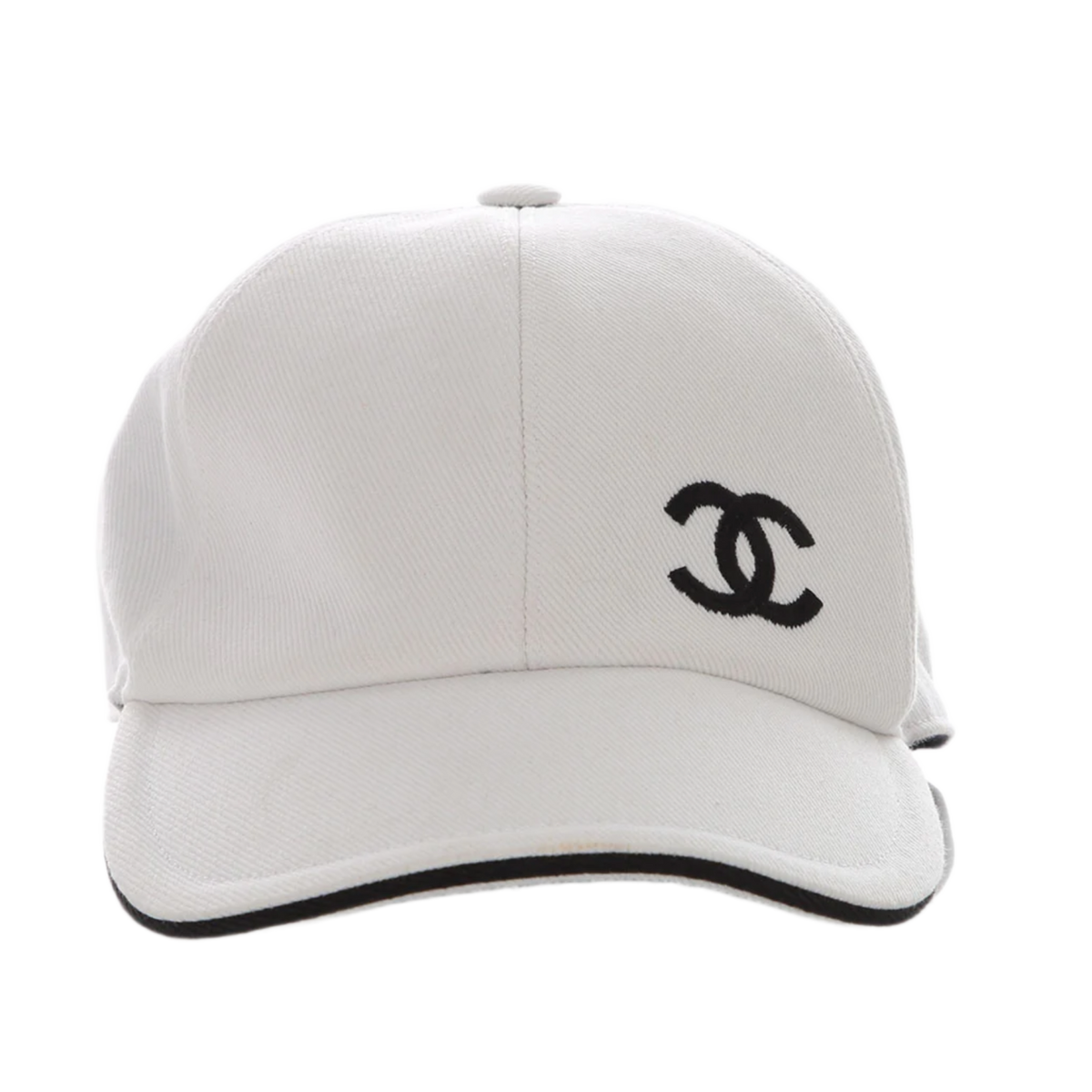 Chanel 'White' Cotton Baseball Hat