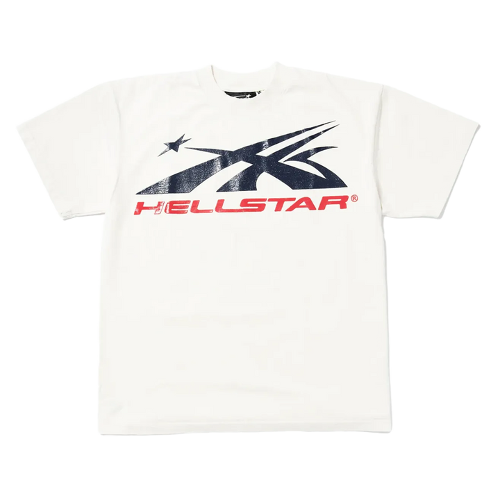 Hellstar 'Sport Logo' Gel White Tee
