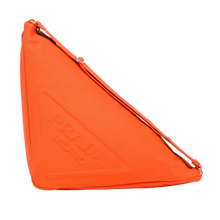 Prada 'Orange' Triangle Shoulder Bag