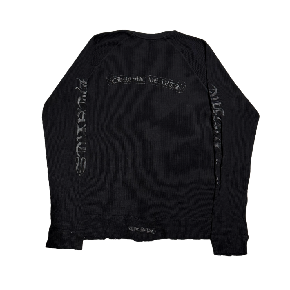 Chrome Hearts 'Black Dagger' Thermal Black Longsleeve