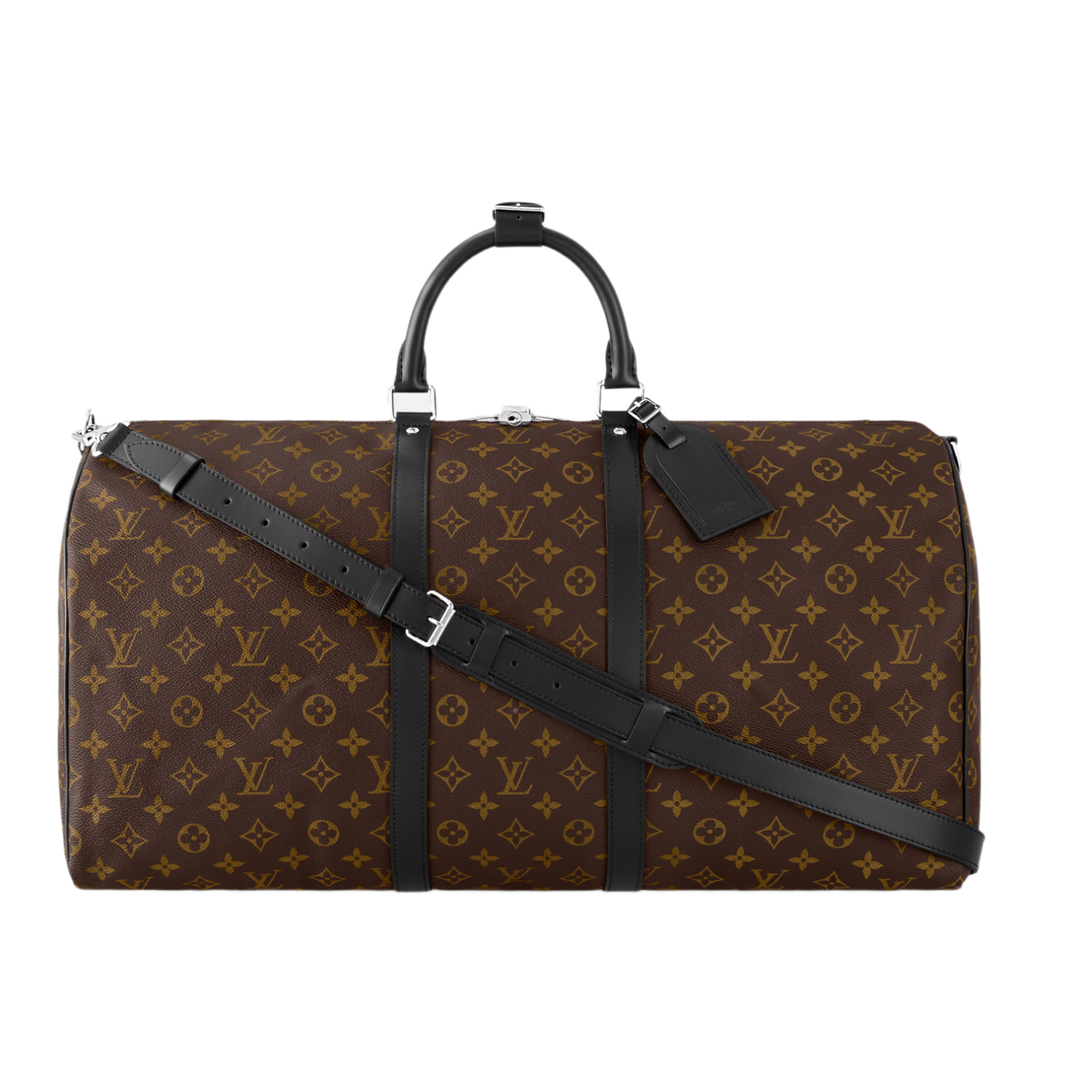 Louis Vuitton 'Brown Monogram' Keepall Bandoulière 55