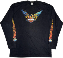 Harley Davidson 'Salem Oregon' Black Vintage Longsleeve Tee