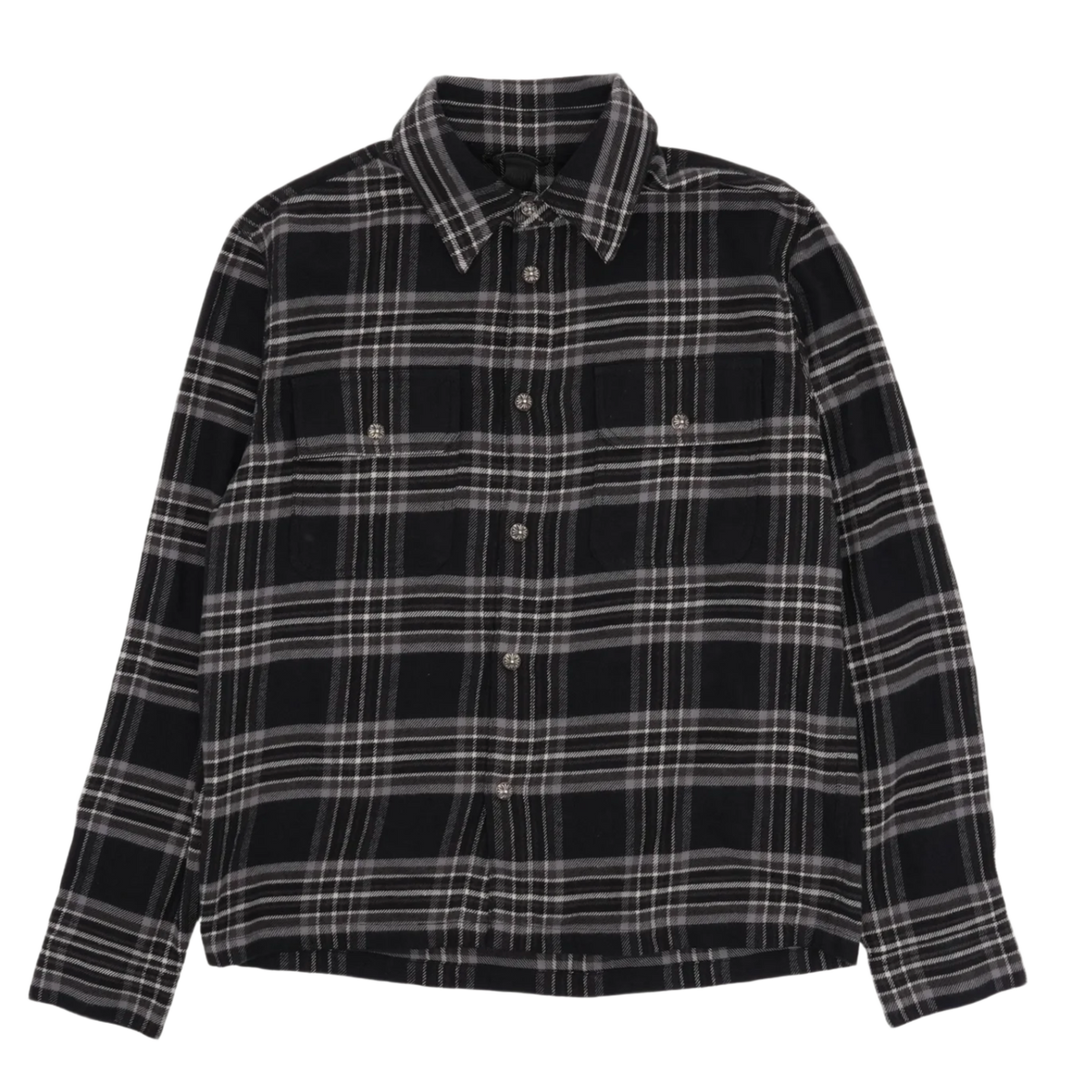 Chrome Hearts 'Black/Grey' Work Dog Flannel