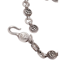 Chrome Hearts 'Rose Ball' Necklace with Small Cross