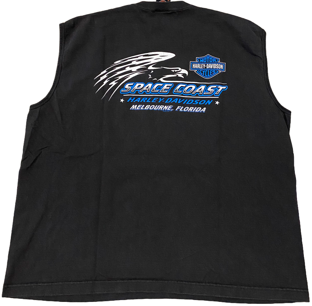 Harley Davidson 'Space Coast' Vintage Cutoff Tee