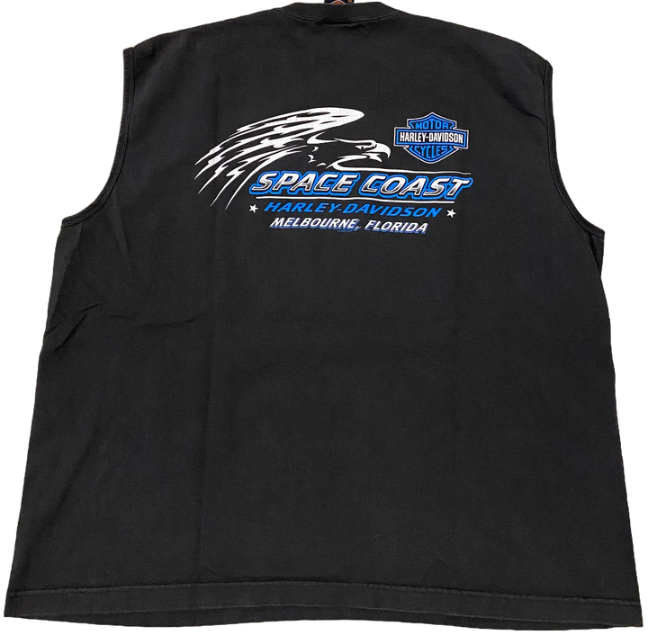 Harley Davidson 'Space Coast' Vintage Cutoff Tee
