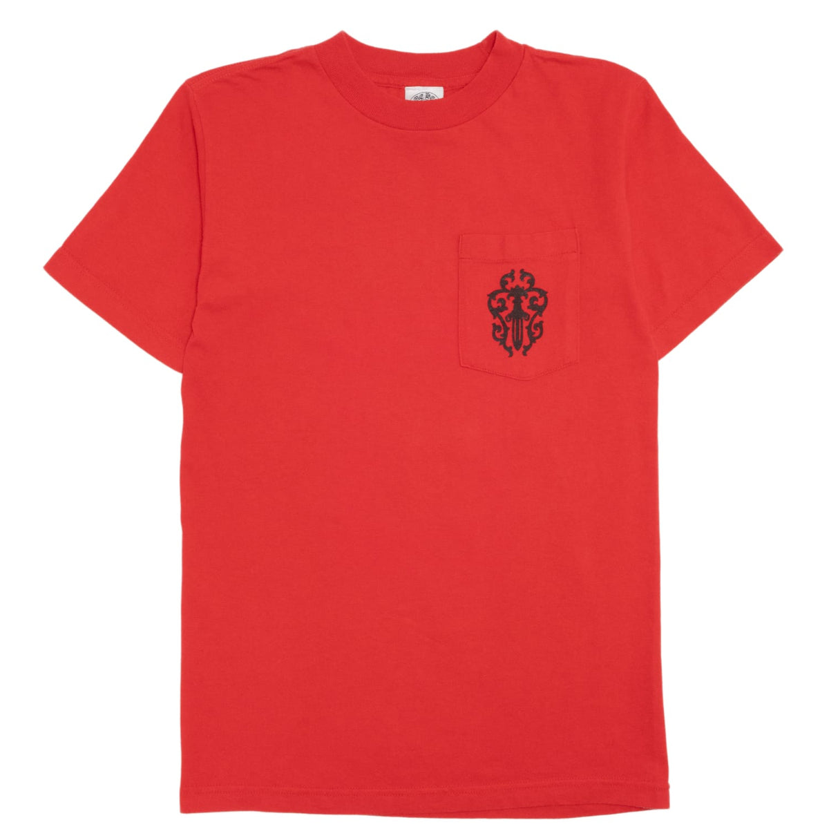 Chrome Hearts 'Vine Dagger' Red Vintage Pocket Tee