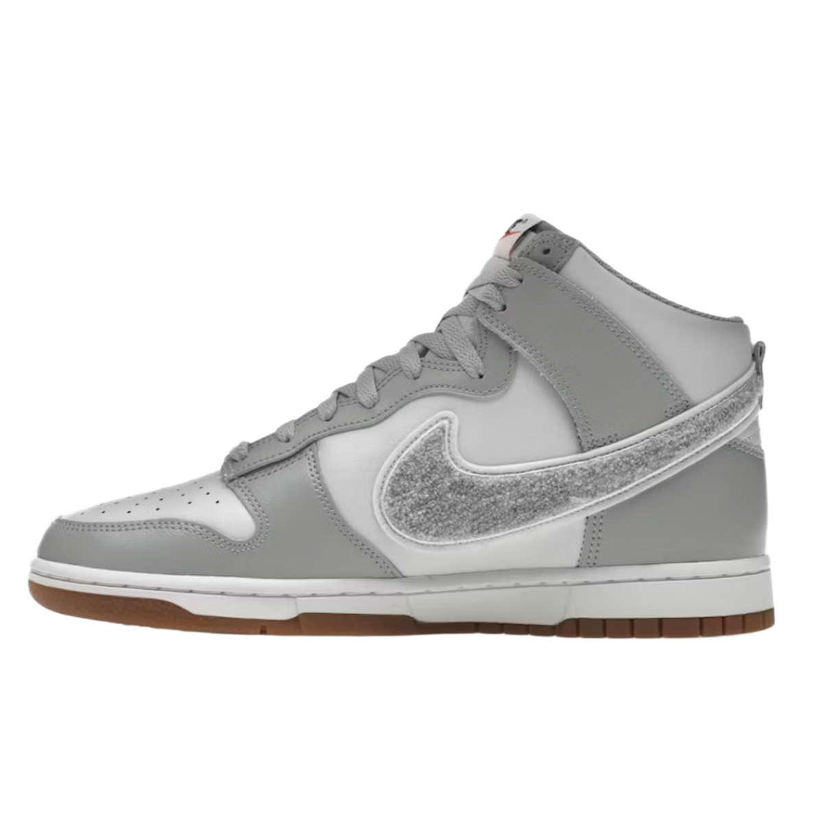Nike Dunk High 'Chenille Swoosh - Light Smoke Grey'