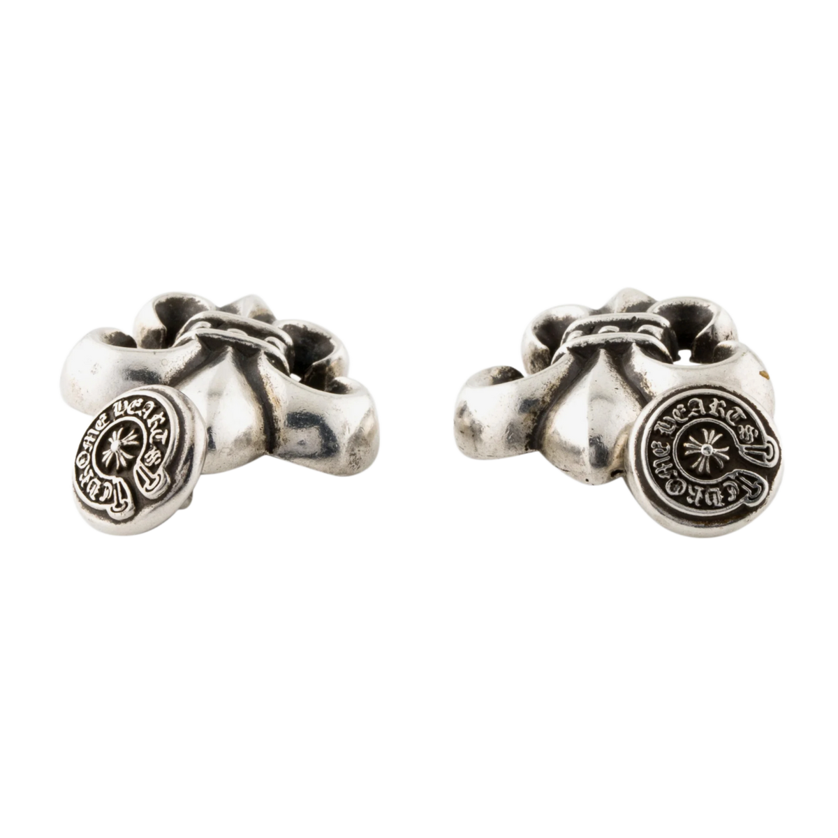 Chrome Hearts 'Fleur De Lis' Silver Cufflinks