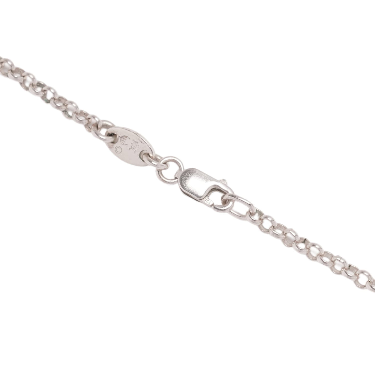 Chrome Hearts 'Silver' Mini Filigree Roll Chain Necklace