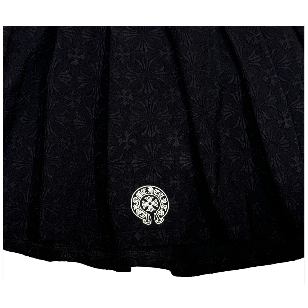 Chrome Hearts 'Plus Cross Monogram' Horseshoe Mini Skirt