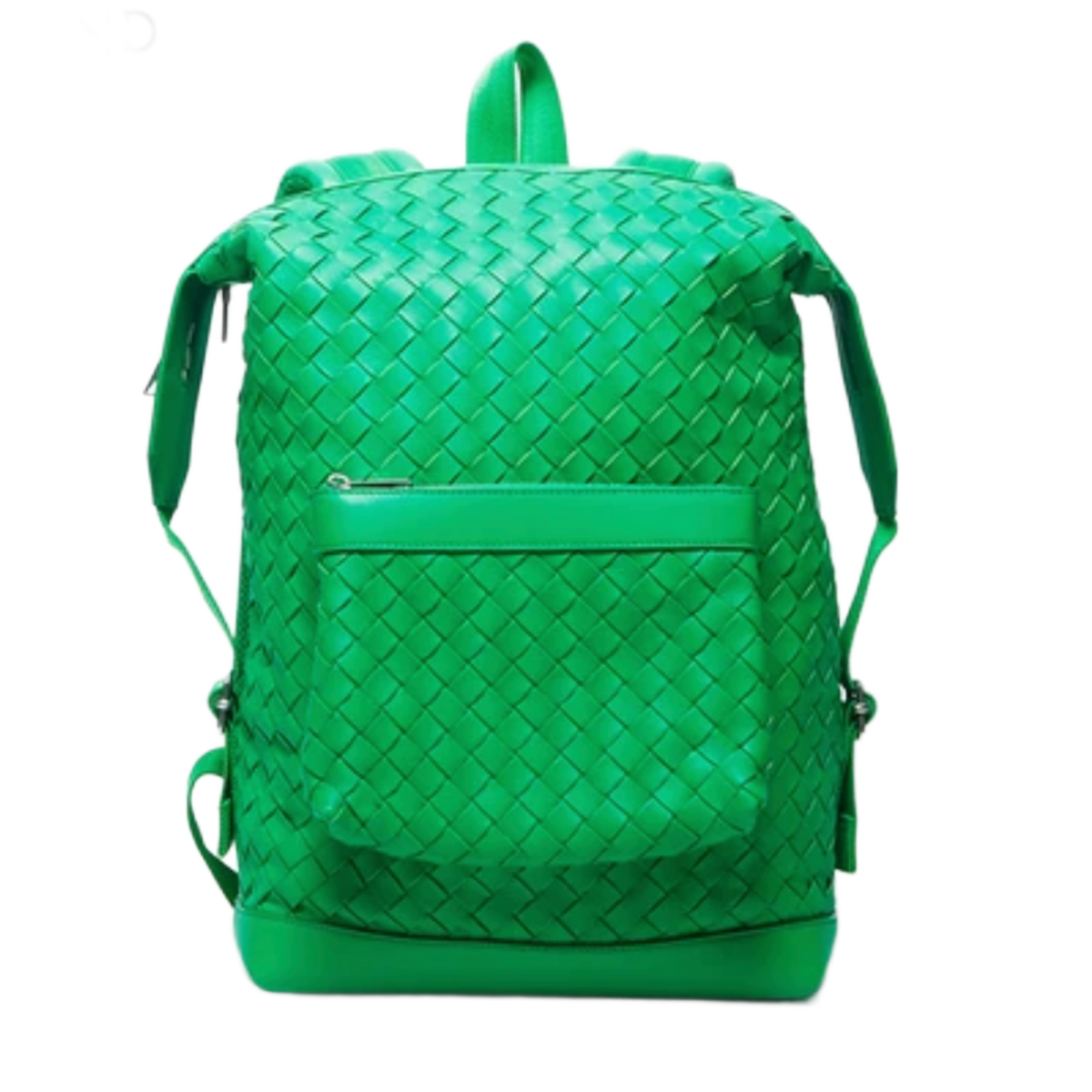 Bottega Veneta 'Green' Woven Leather Backpack