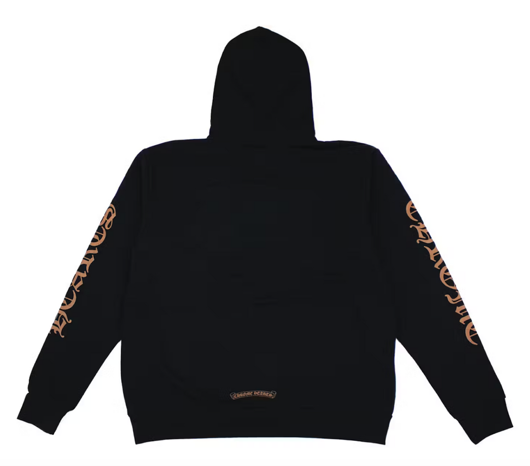 Chrome Hearts 'Vertical Logo' F*ck You Black/Brown Hoodie