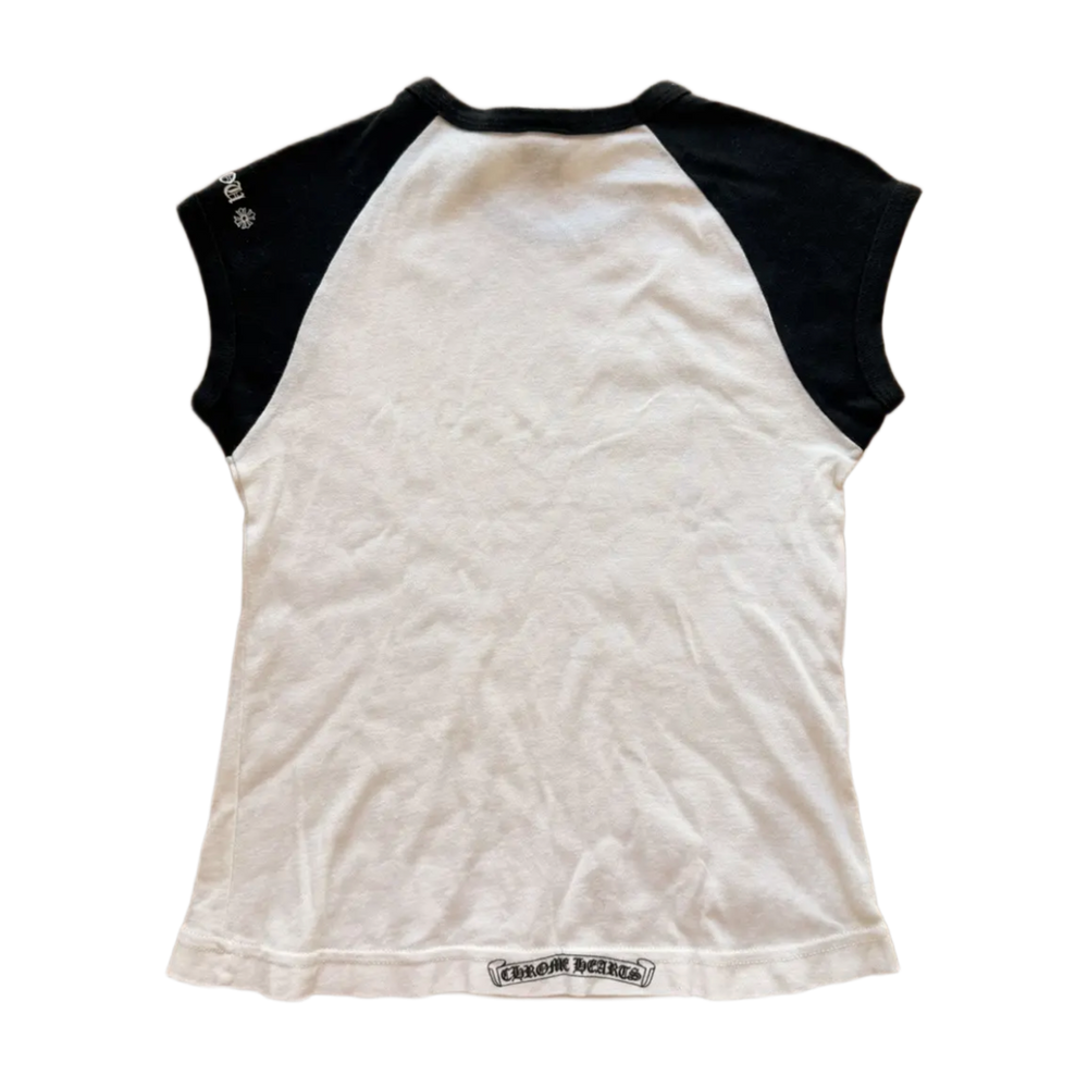 Chrome Hearts 'Hairy Cross' Vintage Womens Baby Tee