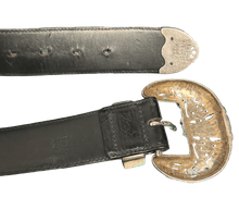Chrome Hearts 'Celtic Dragon' Black 3 Piece Leather Belt
