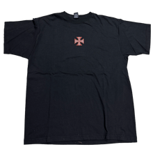 West Coast Choppers 'Red Cross/Logo' Vintage Black Tee