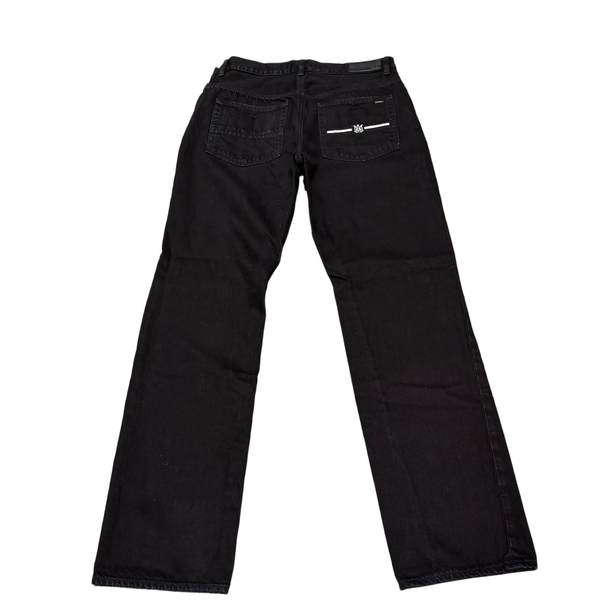 Amiri 'FIve Pocket' Black Straight Jeans