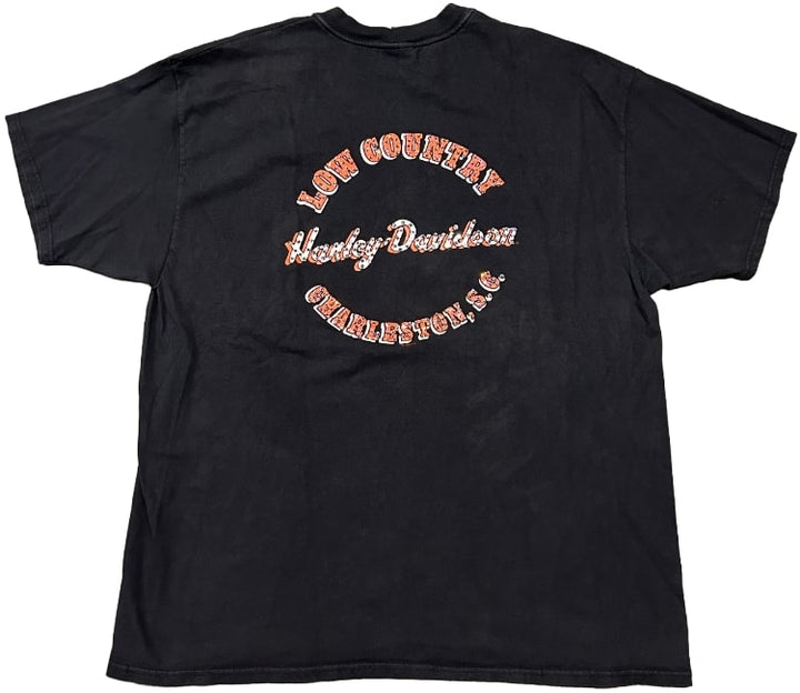 Harley Davidson 'Low Country' Rhinestone Vintage Tee