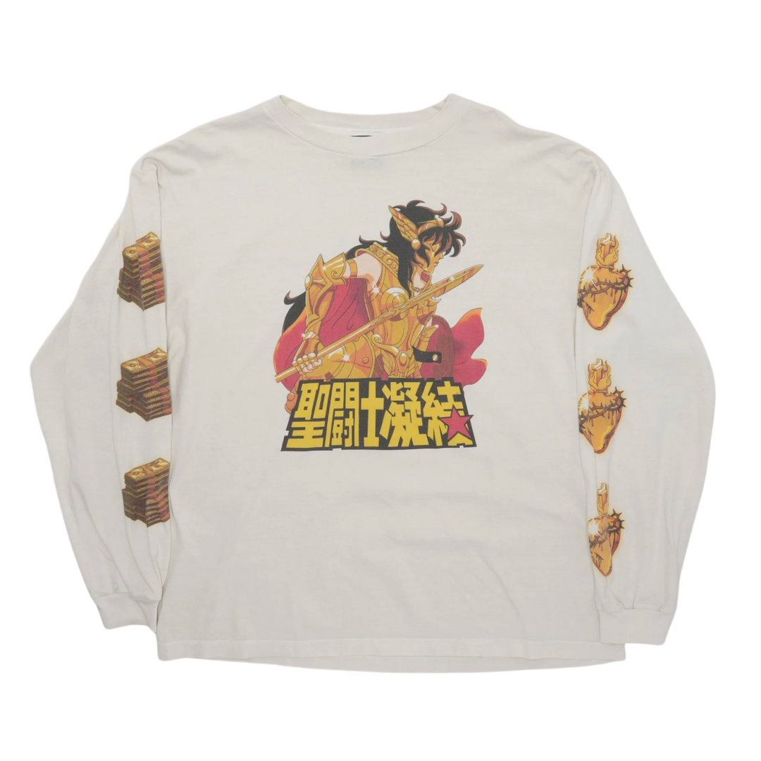 Saint Michael Clot 'Seiya' White Longsleeve