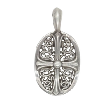Chrome Hearts 'Silver' Oval Cross Pendant