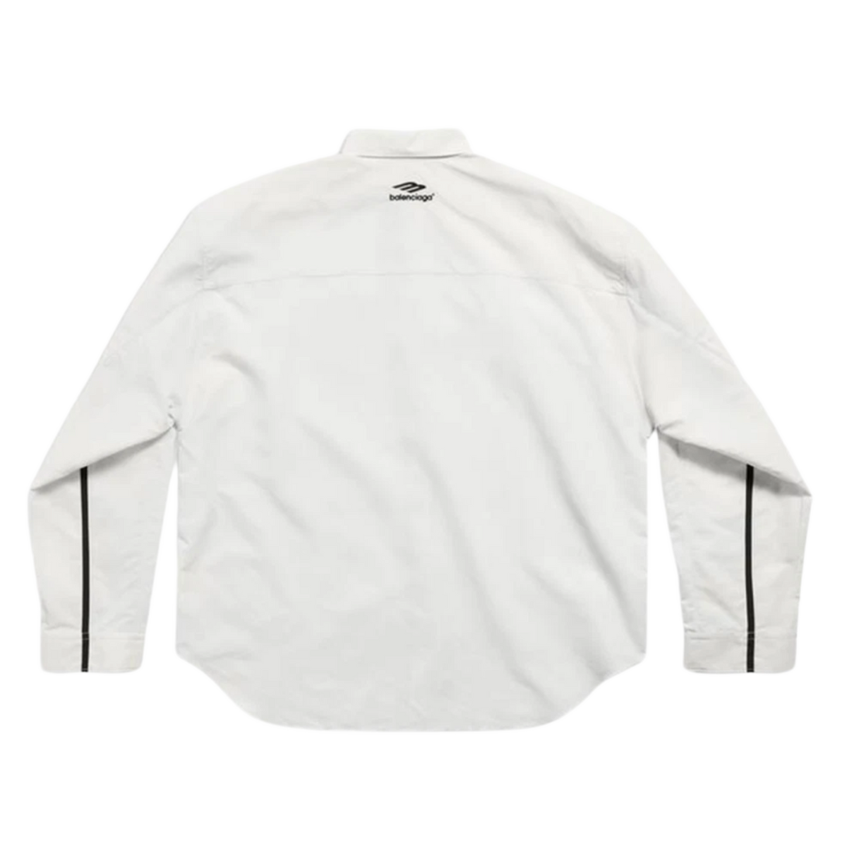Balenciaga 'White' Oversized Tracksuit Button Up Shirt