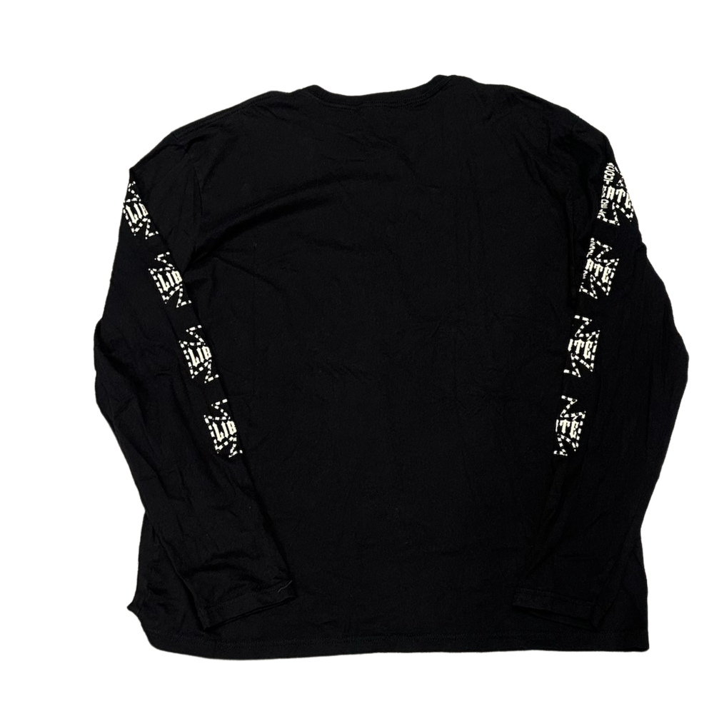 Cout De La Liberte 'Black' Cross Studded Longsleeve Tee
