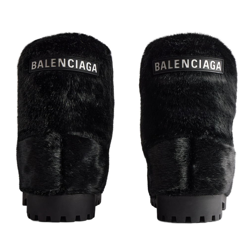 Balenciaga 'Black Fur' Alaska Big Boot