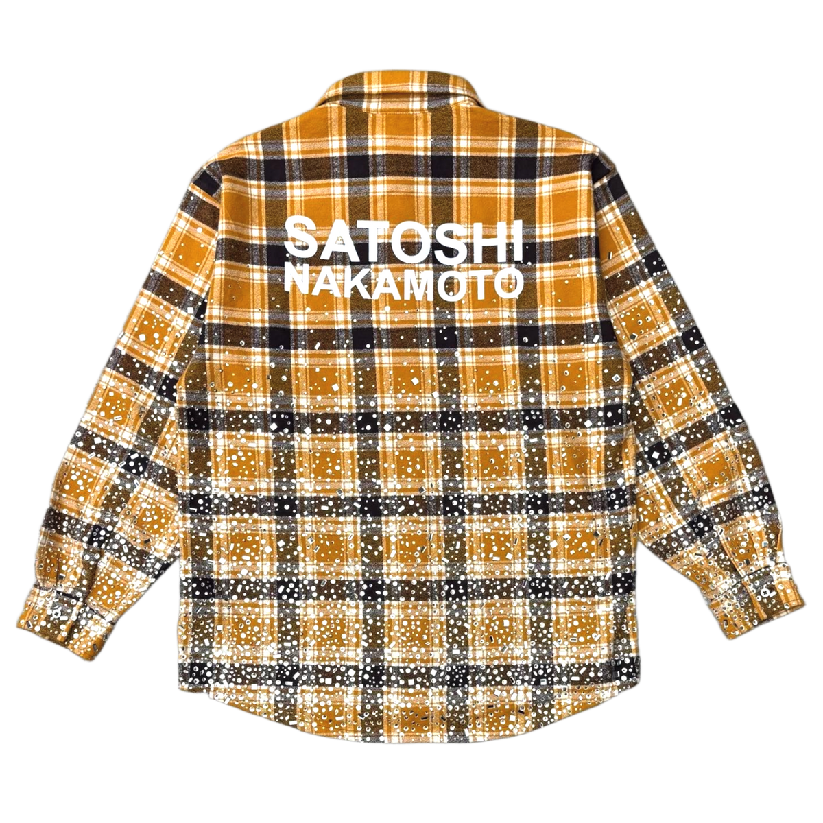 Satoshi Nakamoto 'Yellow' Glass Flannel