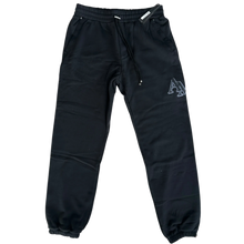 Amiri 'Staggered Logo' Black Sweatpants