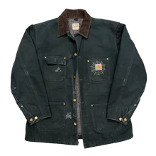 Carhartt 'Spider Logo' Washed Black Work Jacket
