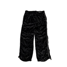 Amiri 'Black' Crushed Velvet Track Pants