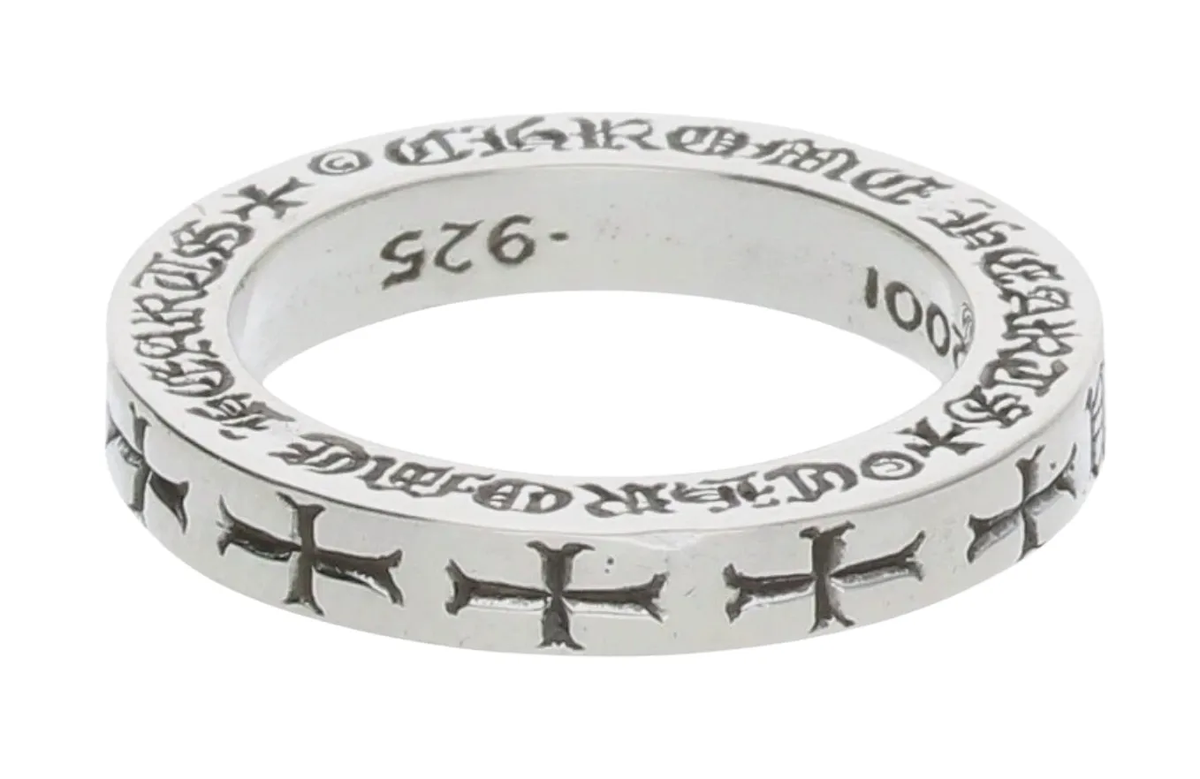 Chrome Hearts 'Malibu' Silver 3mm Spacer Ring