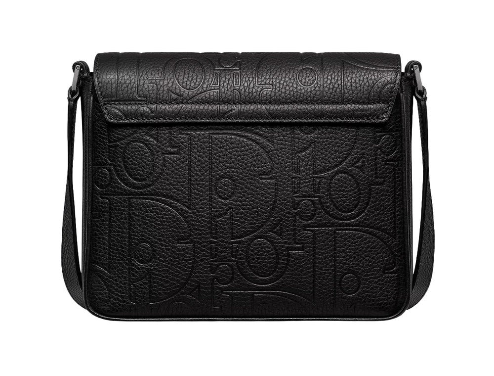 Dior 'Black' Flap Messenger Bag
