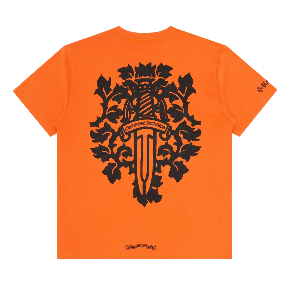 Chrome Hearts 'Vine Dagger' Orange Pocket Tee