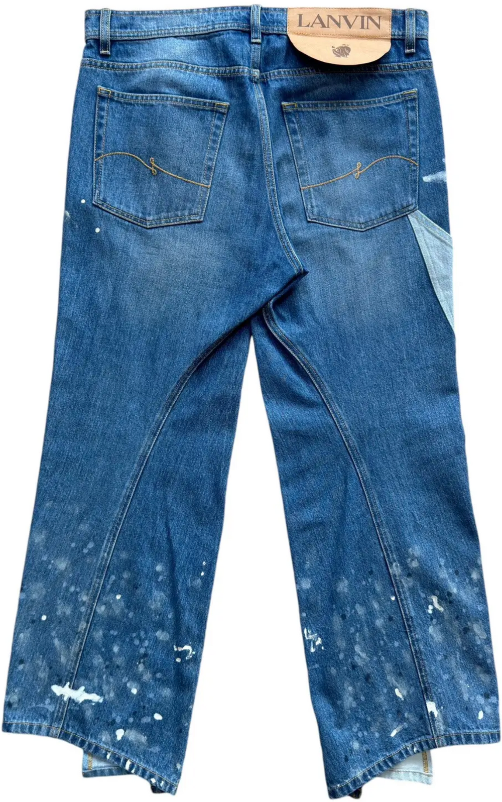 Gallery Dept x Lanvin 'Painter' Twist Flare Jeans