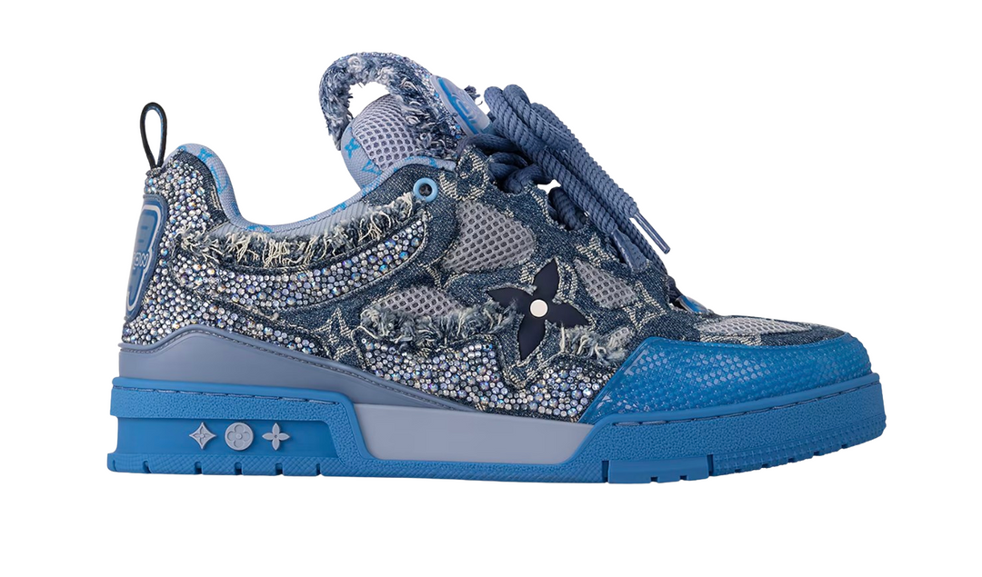 Louis Vuitton 'Blue Swarovski Monogram' Skate Sneaker