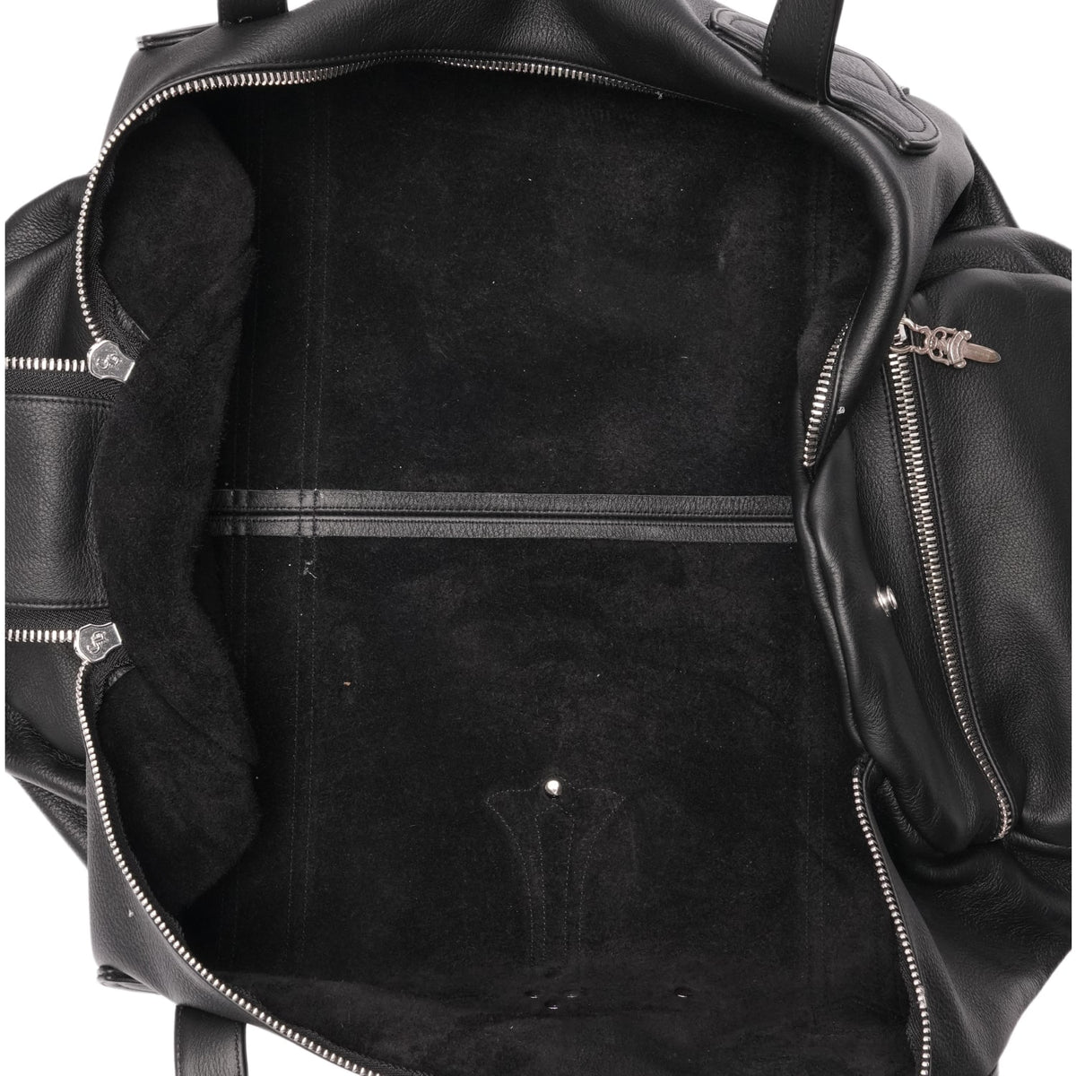 Chrome Hearts 'Black' Cross Embellished Duffle Bag
