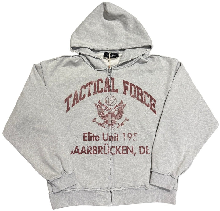 No Faith Studios 'Grey' Tactical Force Zip Up Hoodie
