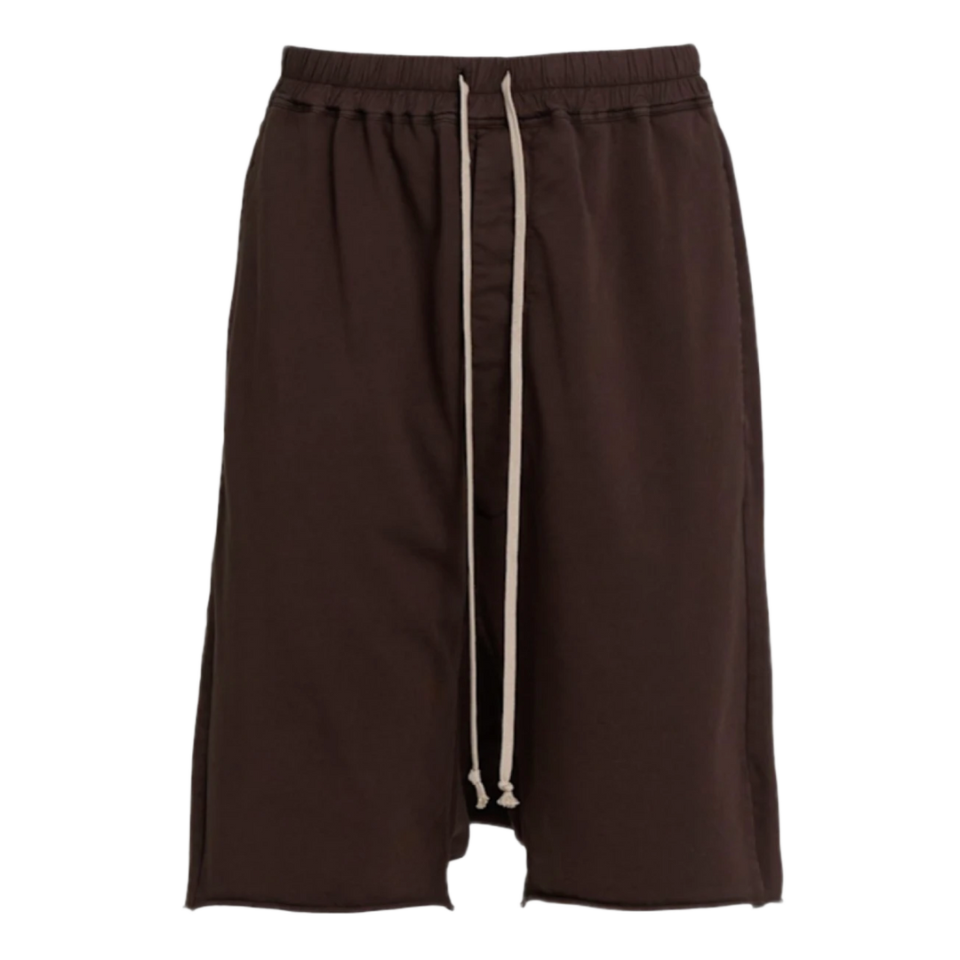 Rick Owens DRKSHDW 'Pod' Drawstring Brown Shorts