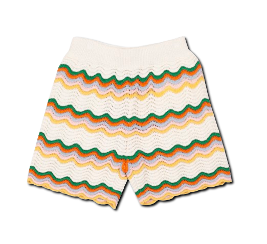 Casablanca 'Multicolor' Wavy Gradient Shorts