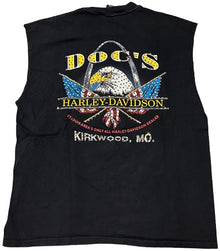 Harley Davidson 'Doc's Bald Eagle' Rhinestone Vintage Tee