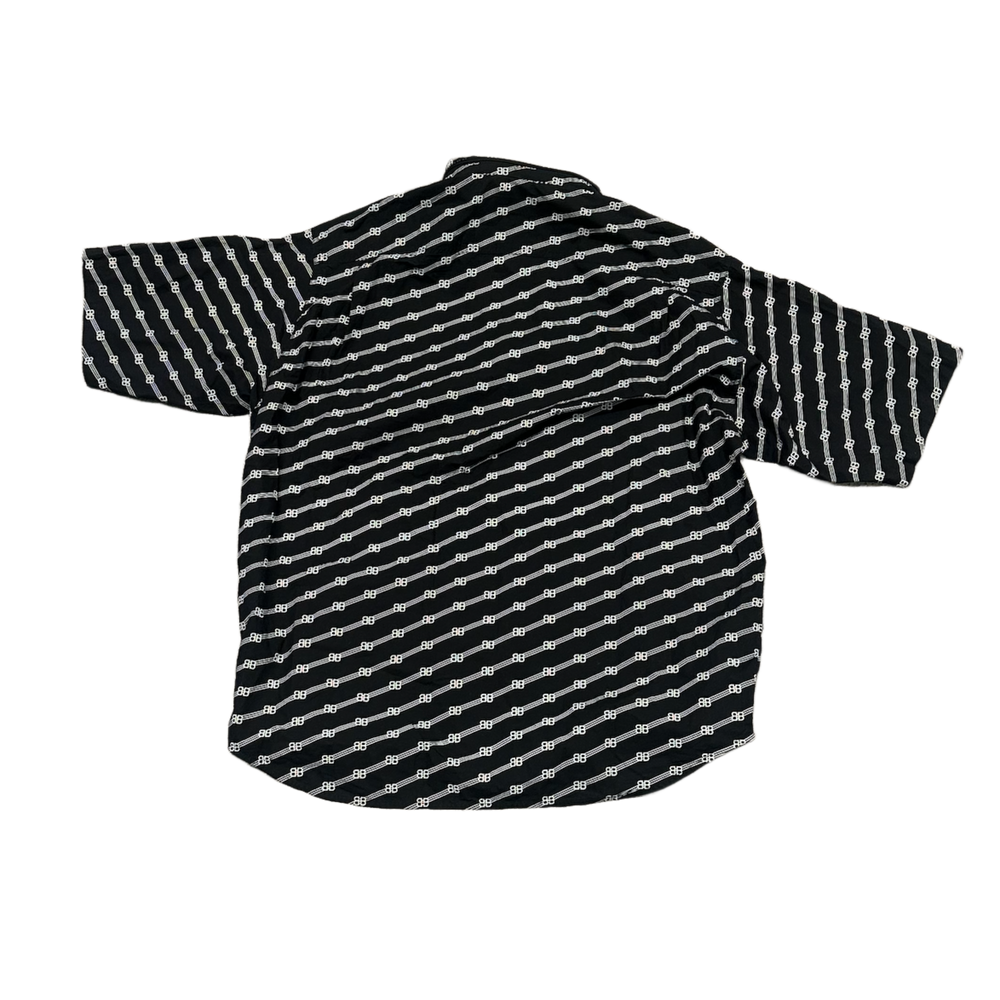Balenciaga 'Black' Monogram Rain Overshirt