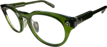 Chrome Hearts 'Dingalonglinglong' Silver Green Crystal Glasses
