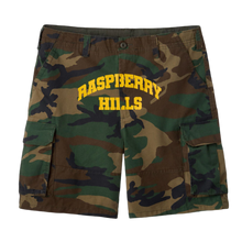 Gold+Vintage Gallery Raspberry Hills 'Camo Logo' Cargo Shorts