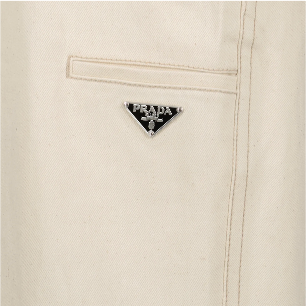 Prada 'Natural' Bull Denim Pants