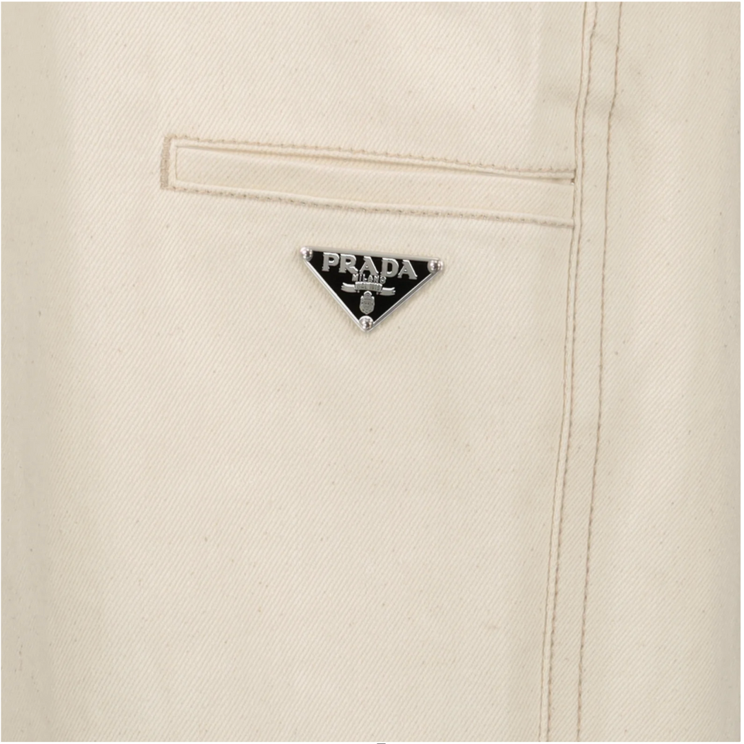 Prada 'Natural' Bull Denim Pants