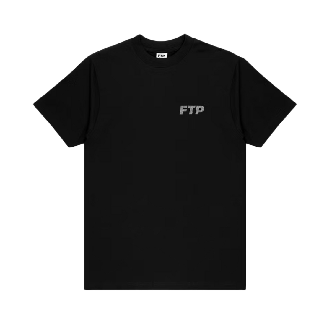 FTP 'Black' Rhinestone Logo Tee