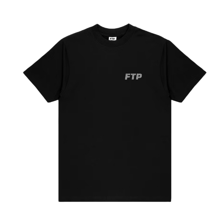 FTP 'Black' Rhinestone Logo Tee