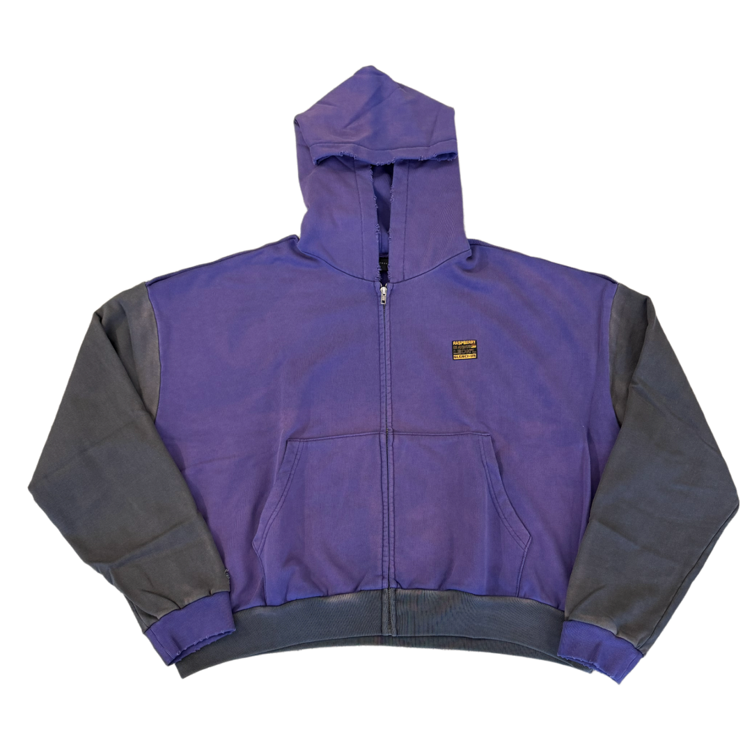 Gold+Vintage Gallery Raspberry Hills 'Sierra Purple' Zip-Up