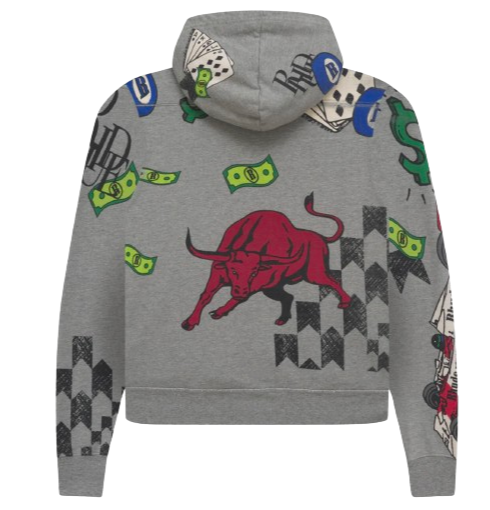 Rhude 'Doodle' Grey Hoodie